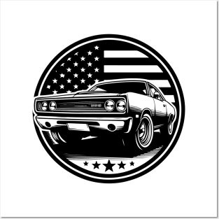 american muscle car Posters and Art